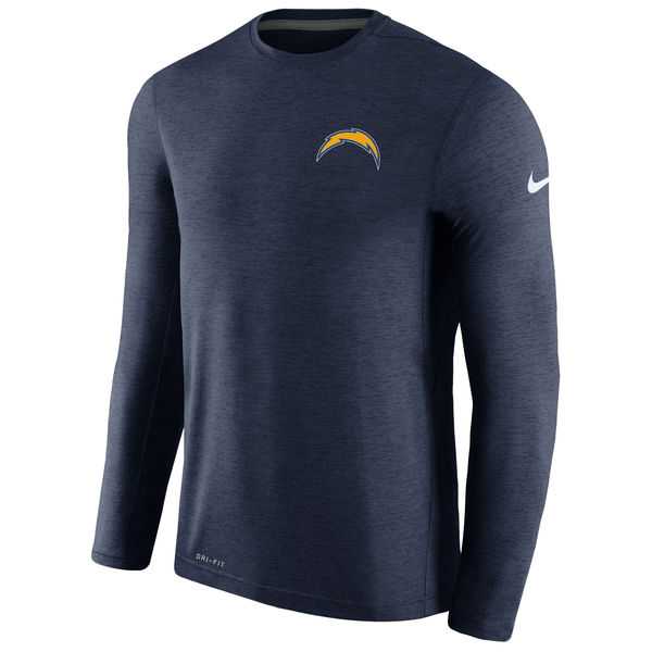 Men's San Diego Chargers Nike Navy Coaches Long Sleeve Performance T-Shirt,We sell and wholesale Men's San Diego Chargers Nike Navy Coaches Long Sleeve Performance T-Shirt on line form chian!